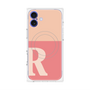 プレミアムパネル with MagSafe［ オリジナル - initial two tone - R pink ］