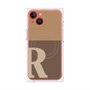 プレミアムパネル with MagSafe［ オリジナル - initial two tone - R brown ］