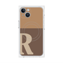 プレミアムパネル with MagSafe［ オリジナル - initial two tone - R brown ］
