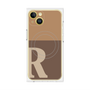 プレミアムパネル with MagSafe［ オリジナル - initial two tone - R brown ］