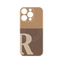 プレミアムパネル with MagSafe［ オリジナル - initial two tone - R brown ］