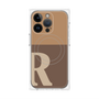 プレミアムパネル with MagSafe［ オリジナル - initial two tone - R brown ］