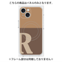 プレミアムパネル with MagSafe［ オリジナル - initial two tone - R brown ］