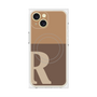 プレミアムパネル with MagSafe［ オリジナル - initial two tone - R brown ］