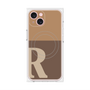 プレミアムパネル with MagSafe［ オリジナル - initial two tone - R brown ］