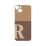プレミアムパネル with MagSafe［ オリジナル - initial two tone - R brown ］