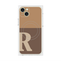 プレミアムパネル with MagSafe［ オリジナル - initial two tone - R brown ］