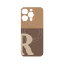 プレミアムパネル with MagSafe［ オリジナル - initial two tone - R brown ］