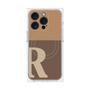 プレミアムパネル with MagSafe［ オリジナル - initial two tone - R brown ］