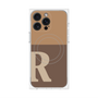 プレミアムパネル with MagSafe［ オリジナル - initial two tone - R brown ］