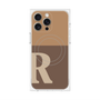 プレミアムパネル with MagSafe［ オリジナル - initial two tone - R brown ］