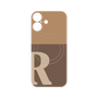プレミアムパネル with MagSafe［ オリジナル - initial two tone - R brown ］