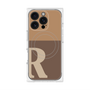 プレミアムパネル with MagSafe［ オリジナル - initial two tone - R brown ］