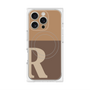プレミアムパネル with MagSafe［ オリジナル - initial two tone - R brown ］