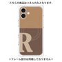 プレミアムパネル with MagSafe［ オリジナル - initial two tone - R brown ］