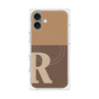 プレミアムパネル with MagSafe［ オリジナル - initial two tone - R brown ］
