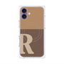 プレミアムパネル with MagSafe［ オリジナル - initial two tone - R brown ］