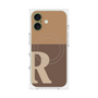 プレミアムパネル with MagSafe［ オリジナル - initial two tone - R brown ］