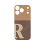 プレミアムパネル with MagSafe［ オリジナル - initial two tone - R brown ］