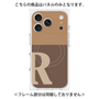 プレミアムパネル with MagSafe［ オリジナル - initial two tone - R brown ］