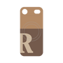 プレミアムパネル with MagSafe［ オリジナル - initial two tone - R brown ］