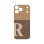 プレミアムパネル with MagSafe［ オリジナル - initial two tone - R brown ］