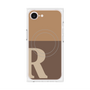 プレミアムパネル with MagSafe［ オリジナル - initial two tone - R brown ］