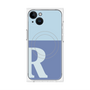 プレミアムパネル with MagSafe［ オリジナル - initial two tone - R blue ］