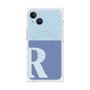 プレミアムパネル with MagSafe［ オリジナル - initial two tone - R blue ］