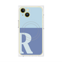 プレミアムパネル with MagSafe［ オリジナル - initial two tone - R blue ］