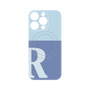 プレミアムパネル with MagSafe［ オリジナル - initial two tone - R blue ］