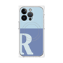 プレミアムパネル with MagSafe［ オリジナル - initial two tone - R blue ］