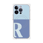 プレミアムパネル with MagSafe［ オリジナル - initial two tone - R blue ］