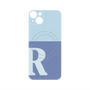 プレミアムパネル with MagSafe［ オリジナル - initial two tone - R blue ］