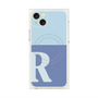 プレミアムパネル with MagSafe［ オリジナル - initial two tone - R blue ］