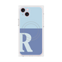 プレミアムパネル with MagSafe［ オリジナル - initial two tone - R blue ］