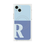プレミアムパネル with MagSafe［ オリジナル - initial two tone - R blue ］