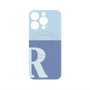 プレミアムパネル with MagSafe［ オリジナル - initial two tone - R blue ］