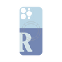 プレミアムパネル with MagSafe［ オリジナル - initial two tone - R blue ］
