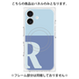 プレミアムパネル with MagSafe［ オリジナル - initial two tone - R blue ］