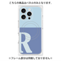 プレミアムパネル with MagSafe［ オリジナル - initial two tone - R blue ］