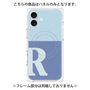 プレミアムパネル with MagSafe［ オリジナル - initial two tone - R blue ］