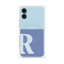 プレミアムパネル with MagSafe［ オリジナル - initial two tone - R blue ］