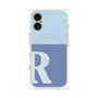 プレミアムパネル with MagSafe［ オリジナル - initial two tone - R blue ］