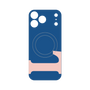 プレミアムパネル with MagSafe［ オリジナル - initial color - L navy ］