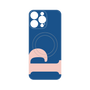 プレミアムパネル with MagSafe［ オリジナル - initial color - P navy ］