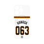 プレミアムパネル with MagSafe［ 読売ジャイアンツ - #063 HANADA - ホーム ］