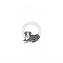 プレミアムパネル with MagSafe［ オリジナル - CASEPLAYイヌ - border collie ］