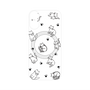 プレミアムパネル with MagSafe［ オリジナル - CASEPLAYネコ総柄 - black ］