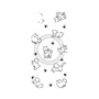 プレミアムパネル with MagSafe［ オリジナル - CASEPLAYイヌ総柄 - black ］
